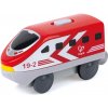 Hape Lokomotíva Intercity na batérie červená