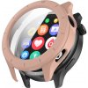 PROTEMIO 104984 PC FULL COVER Plastový kryt so sklom pre Xiaomi Watch S4 ružový