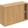 Strong, Policová skrinka L 120x76,8x40 cm, dub/dub