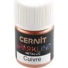 Cernit Sparkling Colored Powder Polymérová hmota Metallic Copper 3 g