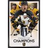 Fanatics Zarámovaný plakát Vegas Golden Knights NHL 2023 Stanley Cup Champions 24.25