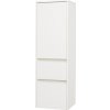 Mereo OPTO Kúpeľňová bočná skrinka 125 cm, ľavá, biela, CN914L