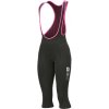 Zimné cyklistické nohavice dámske Alé Cycling Solid Essential čierne/ružové XS