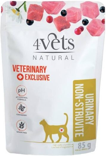 4Vets Cat Natural Veterinary Exclusive URINARY NON-STRUVITE 85 g