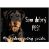 Pozorpes.sk, výstražná tabuľka (Nemecká doga)