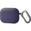 Uniq Pouzdro UNIQ pro Nexo AirPods Pro 2. generace + háčky na uši Silikonové fialové/fialově fialové