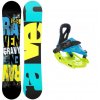 Raven Gravy junior mini detský snowboard + Raven s160 detské snb viazanie - 110 cm + vázání S (EU 33-35)