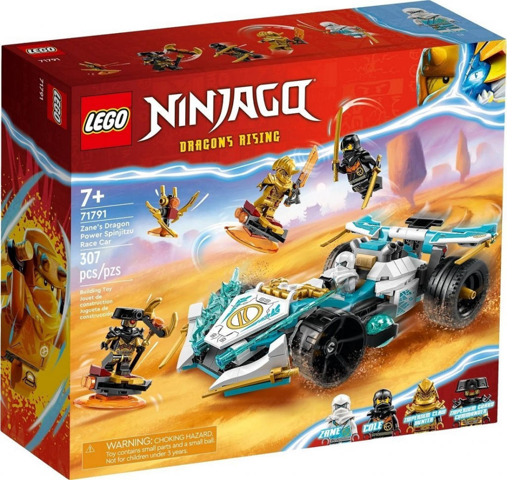 LEGO® NINJAGO® 71791 Zane a jeho dračie Spinjitzu pretekárske auto od 24,38  € - Heureka.sk