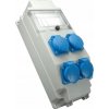 Rozvádzač 4x250V, okienko Orno ROS 5/X-16 A