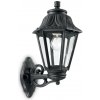 Exteriérové nástenné svietidlo Ideal lux 101491 ANNA AP1 BIG NERO 1xE27 60W IP44