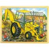 Bigjigs Toys Dřevěné puzzle bagr 24 dílků