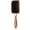 BrushArt Hair Boar bristle paddle hairbrush kefa na vlasy so štetinami z diviaka Bronze 1 ks