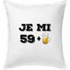 Je mi 60 pivo - Vankúš 50x50 - 50x50 - Iba poťah ( Biela )