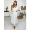 Fashionweek Čipkové dlhé šaty BOHO LACE IT-ESTERA Farba: Biela, Veľkosť: Universal