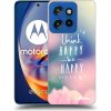 Picasee silikónový čierny obal pre Motorola Edge 50 Neo - Mysli pozitívne!