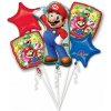 Kytica fóliových balónov „Mario Bros“ 5