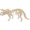 Woodcraft Drevené 3D puzzle Stredný Triceratops S-J001