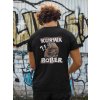 GG-God.sk Tričko Kurwa Bober Pánske Farba: Čierna (Black), Veľkosť: M, Grafika: Vzadu (Back)