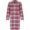 Ing. Lubomír Horký Dámska flanelová nočná košeľa károvaná oranžovomodrá veľkosti oblečenia L