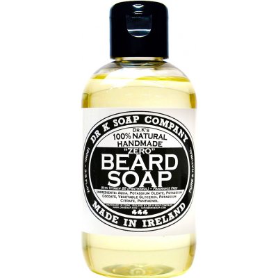 Dr K Soap Beard Soap Zero šampón na bradu bez vôní 100 ml