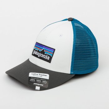Patagonia P6 Logo LoPro Trucker Hat biela / tyrkysová / tmavošedá od 37 € -  Heureka.sk