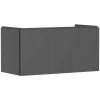 Hansgrohe Xilesa E skrinka 98x47x50 cm závesná kúpeľňová skrinka pod umývadlo sivá 54261760