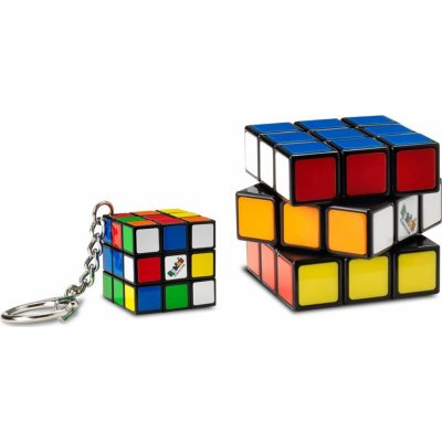 RUBIK'S Rubikova kostka 3x3 a přívěsek na klíče