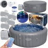Bestway 6001T Vírivka Jacuzzi Lay-Z-Spa Santorini Smart HydroJet Pro 7 s LED svetlom, pre 7 osôb + 5 vankúšov + WIFI Aplikácia