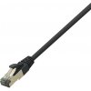 LogiLink CQ8073S RJ45 sieťové káble, prepojovacie káble CAT 8.1 S/FTP 5.00 m čierna bez halogénov 1 ks; CQ8073S