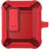 AppleKing superodolný obal s karabínou pre AirPods 1 / 2 - červený - možnosť vrátiť tovar ZADARMO do 30tich dní