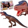 VEĽKÝ DINOSAURUS T-REX TYRANOSAURUS CHODÍ REVE