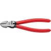 KNIPEX Kliešte na rezanie s leštenými plastovými rukoväťami 110mm KNIPEX