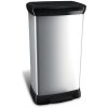 Curver DECOBIN pedal 50 l odpadkový kôš strieborný 02162-582