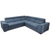 | Univerzálny rohový rozkladací gauč GRANADA s úložným priestorom, modrý | ME00008