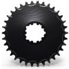 Prevodník ALUGEAR Aero Direct Mount | 1-speed narrow-wide SRAM MTB 3-hole | BOOST 34 zubov, čierny