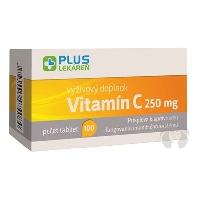 Plus lekáreň Vitamín C 250mg 100 tabliet