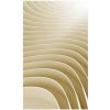 DIMEX | Vliesové fototapety na stenu 3D vlny MS-2-0296 | 150 x 250 cm | béžová + Vliesová fototapeta na stenu DIMEX 3D vlny MS20296 v rozmere 375 x 250 cm