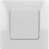 Solight vypínač Legrand Niloé č. 6 striedavý - schodišťový, biely, vrátane rámčeku