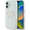 Guess pevný kryt IML Heart na iPhone 16 (GUHCP16SHCHGSPT) - priehľadný KF2340058