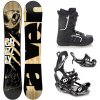 Raven Grizzly snowboard + Raven Fastec FT360 black viazanie + Raven Target obuv - 154 cm + XL (EU 43-46)