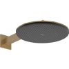 Hlavová sprcha Hansgrohe Raindance Alive S na stenu vrátane sprchového ramená kartáčovaný bronz 24540140