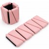 Záťaže na zápästie alebo členok TRINFIT ružové 2 x 0,9 kg