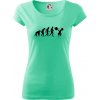 Evolution fitness - Dámske tričko Pure - XL ( Mätová )