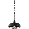 GTV Stropní svítidlo LARS 2, 2295, AC 220–240 V, 50/60 Hz, 1*E27, IP20, prům. 36 cm, jednoduché, černé