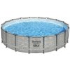 Bazén Bestway s konštrukciou 5,49 x 1,22 m motív kameň set + piesková filtrácia 5,6 m3/hod