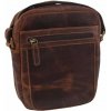 Pánska kožená taška Mercucio Hunter hnedá (Pánska crossbody taška)