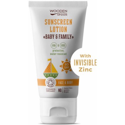 WoodenSpoon Baby & Family opaľovacie telové mlieko SPF30 100 ml