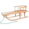 Wooden Toys drevená sánky Durable s operadlom 90 cm
