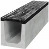 Bielbet B125 B125200X250 odvodňovací betónový žľab s liatinovou mrežou 1000 x 200 x 250 mm | cena za kus