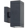 PREZENT 39034 RETO SQ 2xGU10/35W, IP54,BLACK, WALL